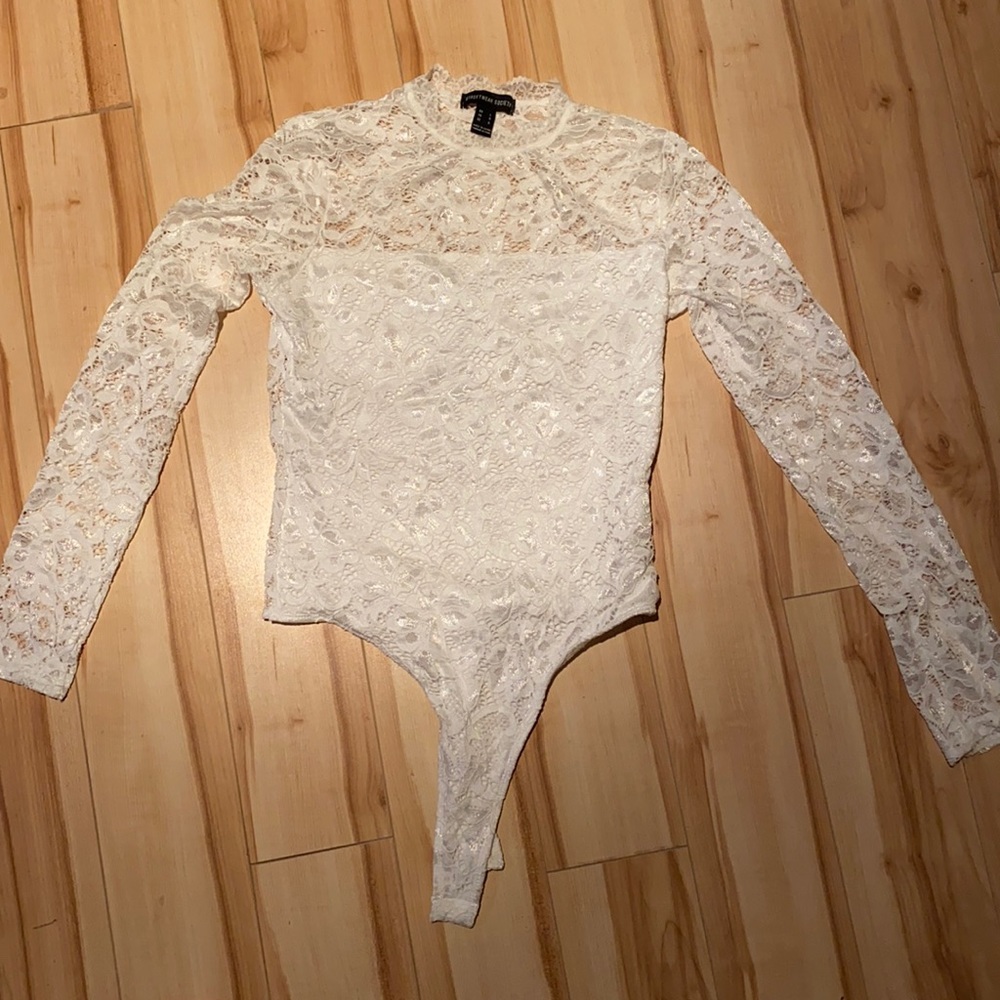 White Lace Bodysuit